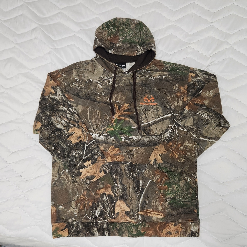 Realtree Brown and Tan Camouflage Hoodie